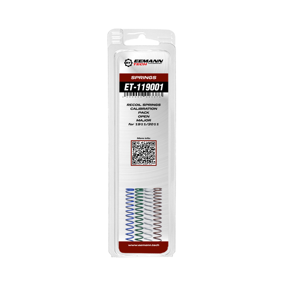 Eemann Tech Recoil Springs Calibration Pack OPEN MAJOR for 1911/2011