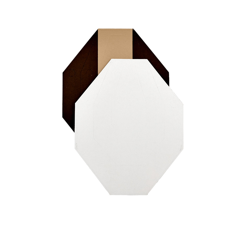 Cardboard IPSC Vertical Painted Target 50 pcs./Pack