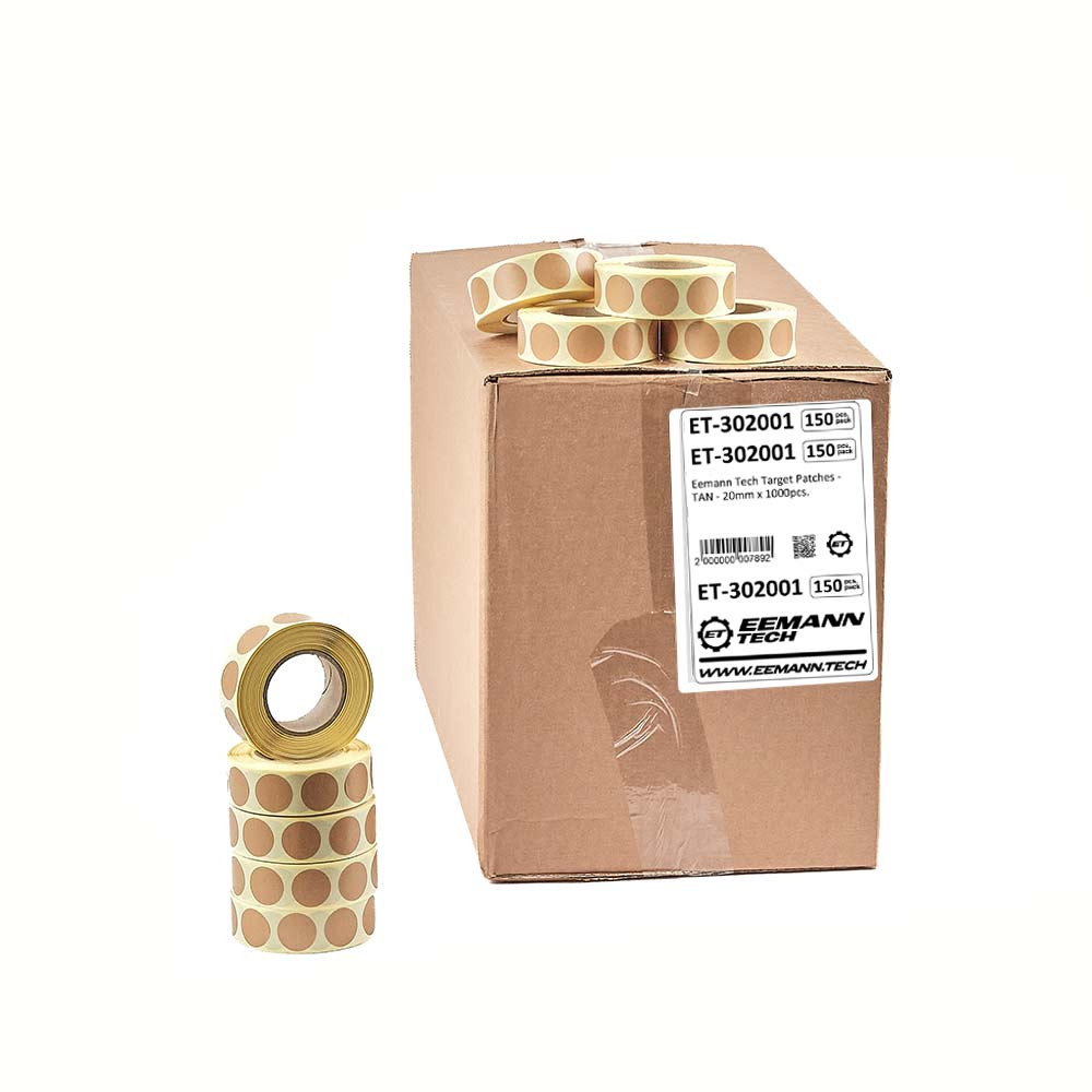 Eemann Tech PACK: Eemann Tech Target Patches – TAN – 20mm x 1000pcs. (150pcs.) (ET-302001)