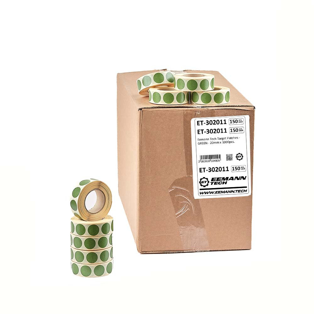Eemann Tech PACK: Eemann Tech Target Patches – GREEN – 20mm x 1000pcs. (150pcs.) (ET-302011)