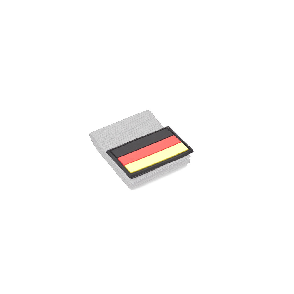 German Flag PVC Patch 3x5cm with Hook and Loop Fastener
