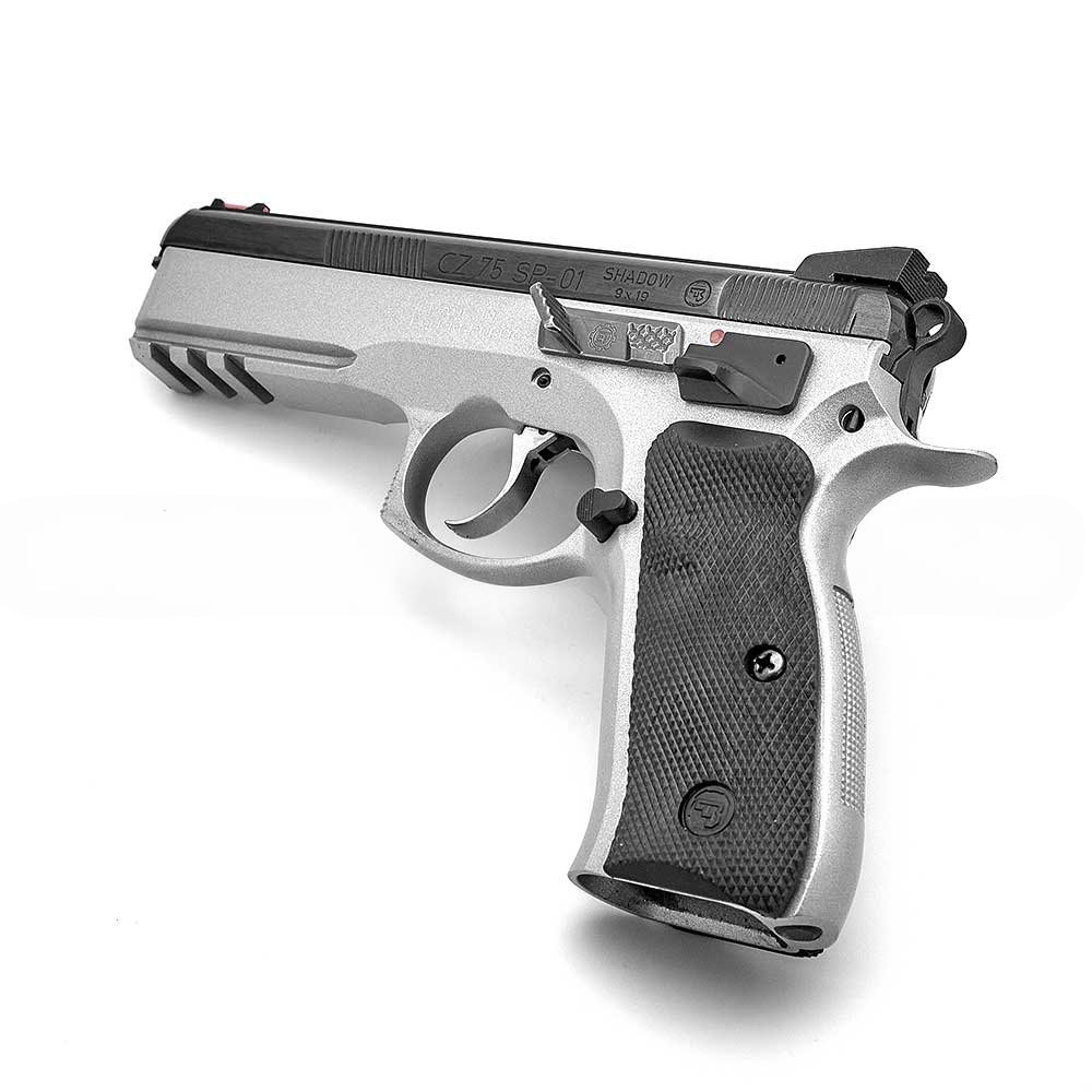 Eemann Tech Slide Stop with Thumb Rest for CZ 75 – GREY