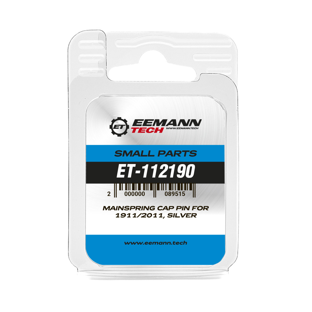 Eemann Tech Mainspring Cap Pin for 1911/2011, Silver