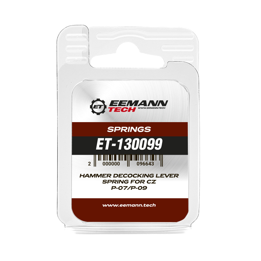 Eemann Tech Hammer Decocking Lever Spring for CZ P-07/P-09