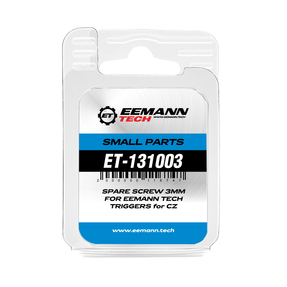 Spare Screw 3mm for Eemann Tech Triggers for CZ