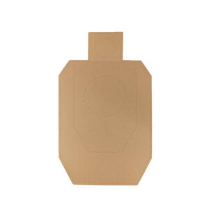 Cardboard IDPA Target TAN/WHITE - 100 pcs./Pack 12 Cardboard IDPA Target TAN/WHITE – 100 pcs./Pack