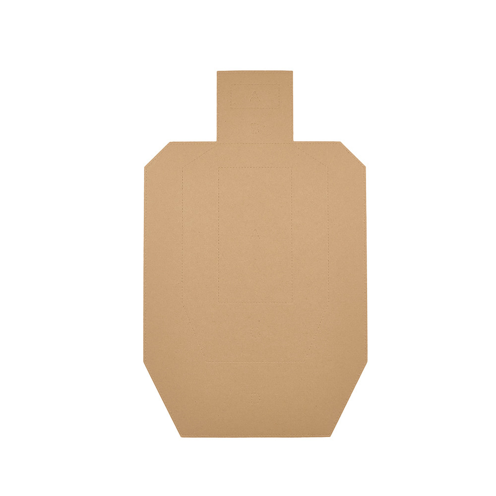 Cardboard Metric Target TAN/WHITE – 100 pcs./Pack
