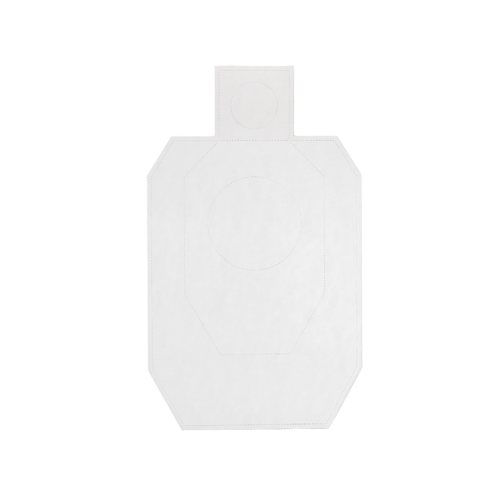 Eemann Tech Waterproof IDPA Target TAN/WHITE – 50 pcs./Pack