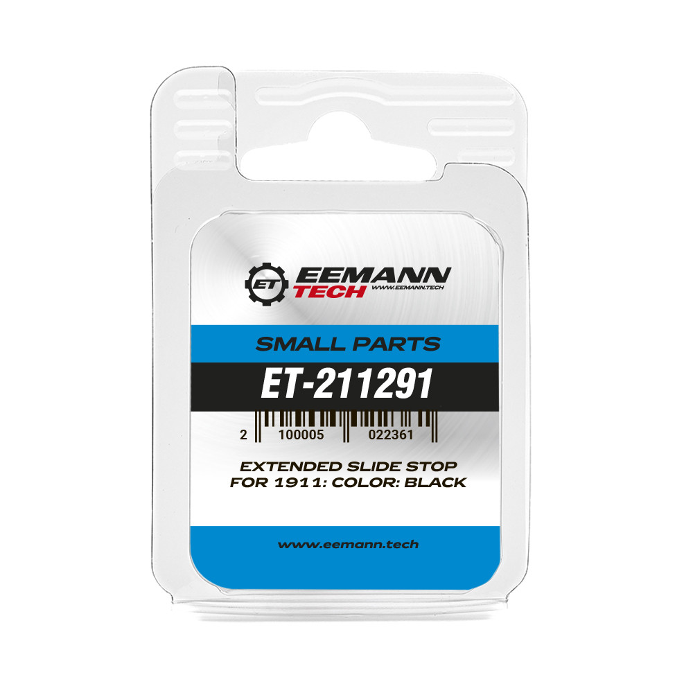 Eemann Tech Extended Slide Stop for 1911