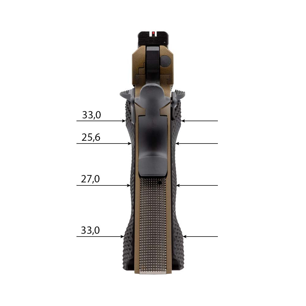 Eemann Tech Ultimate Aluminium Long Grips for 1911