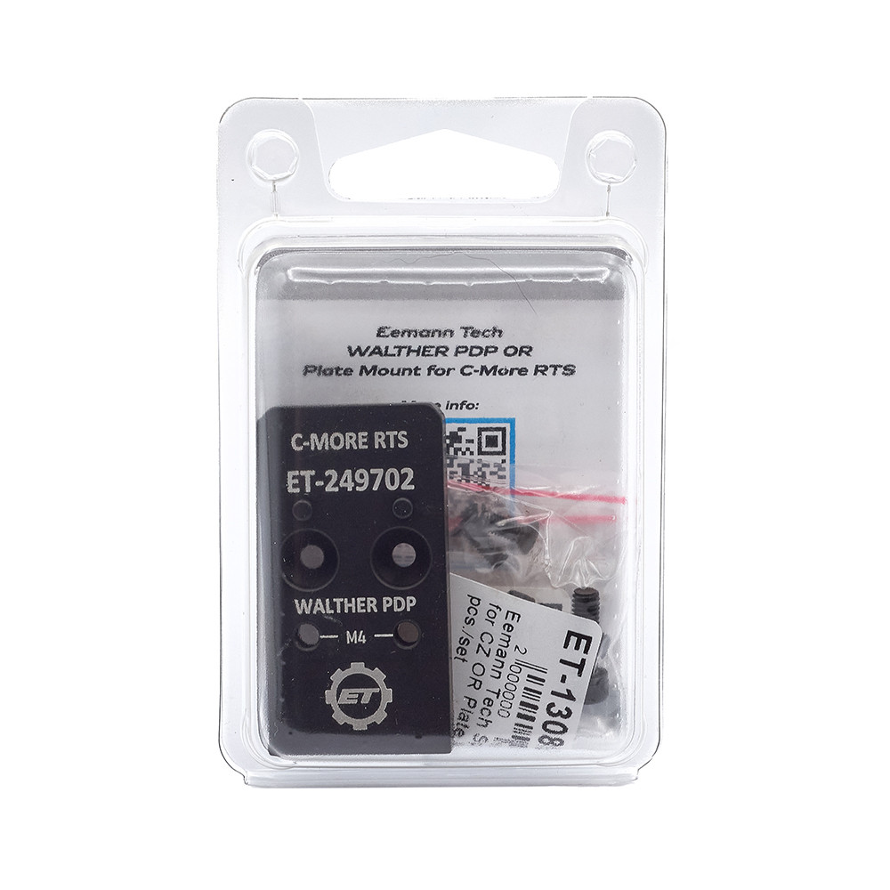 Eemann Tech WALTHER PDP OR Plate Mount for C-More RTS