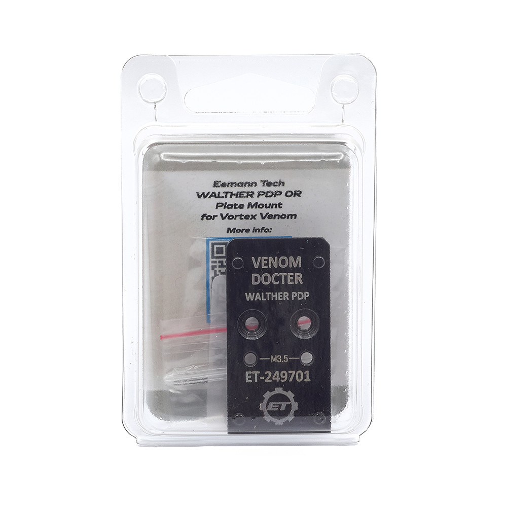 Eemann Tech WALTHER PDP OR Plate Mount for Vortex Venom