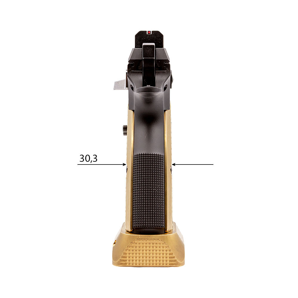 Eemann Tech Brass Short Grips for CZ 75, CZ 75 TS, CZ SHADOW 2