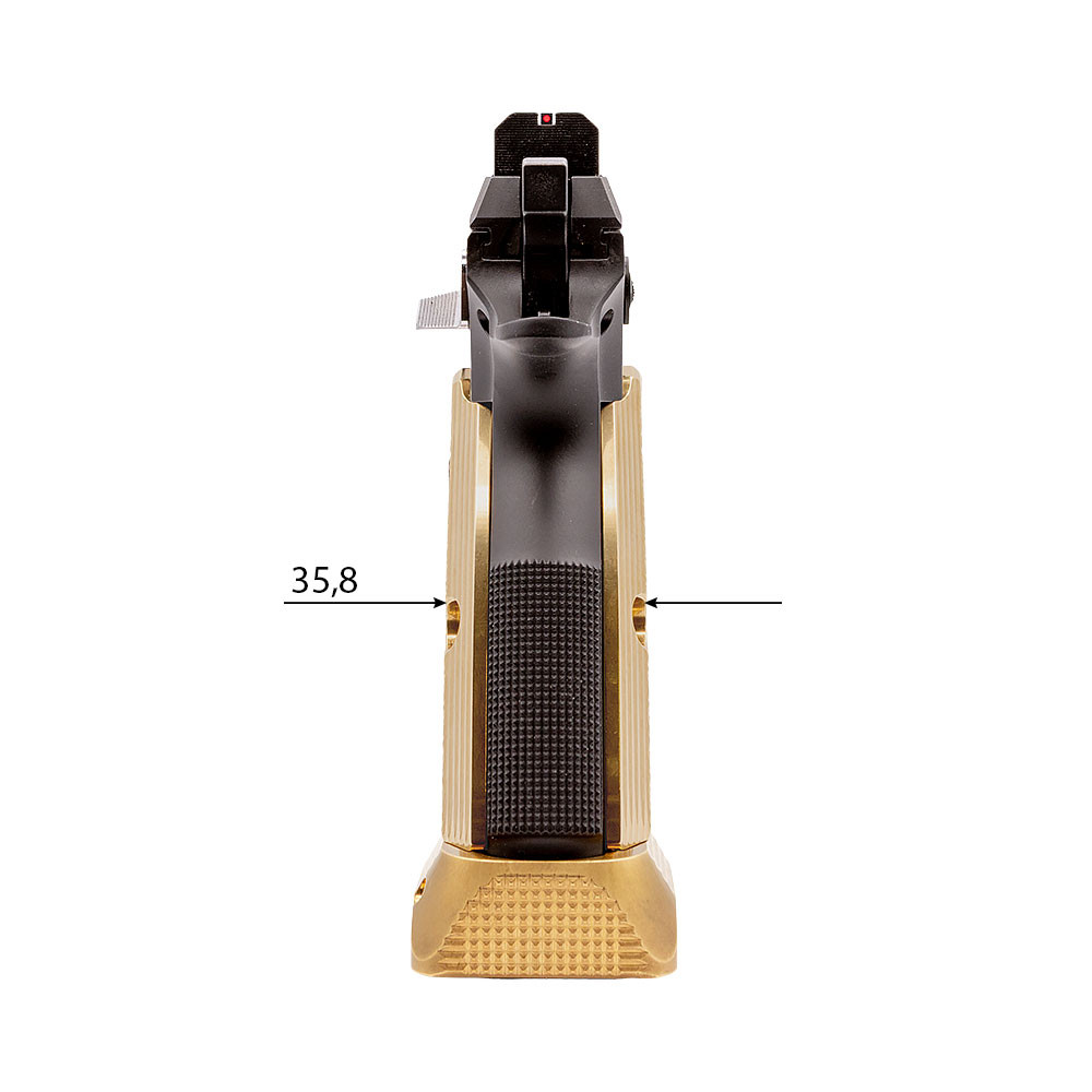 Eemann Tech Brass Short Grips for CZ 75, CZ 75 TS, CZ SHADOW 2