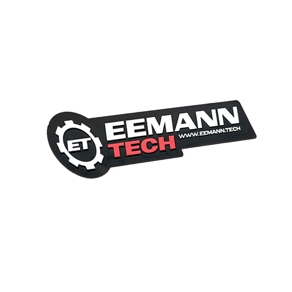 Eemann Tech Logo 3D Sticker – Black
