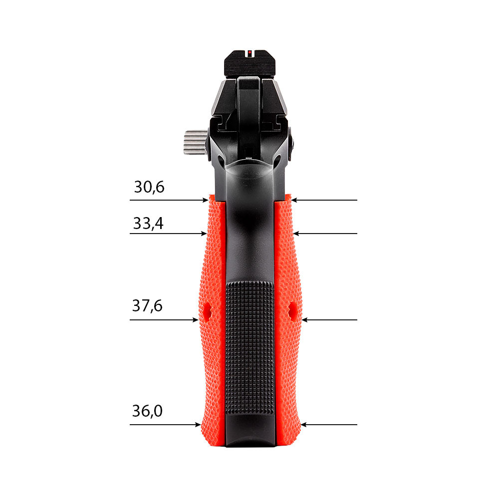 Eemann Tech 3D Serrated Plastic Grips for CZ Shadow 1/2