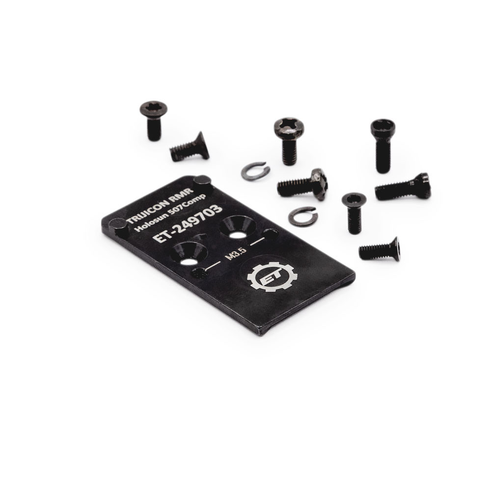Eemann Tech WALTHER PDP OR Plate Mount for Trijicon RMR/SRO / Holosun 507COMP