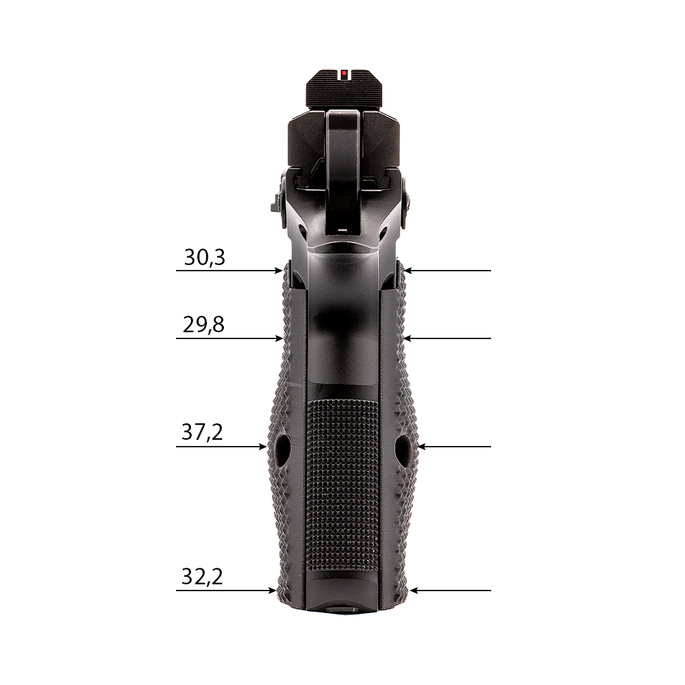 Eemann Tech 3D Serrated Plastic Grips for CZ Shadow 2 Compact