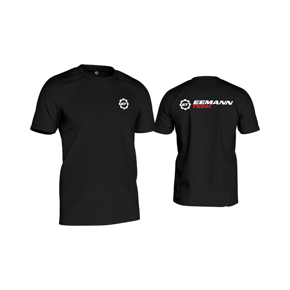 Eemann Tech Lifestyle T-Shirt – Black