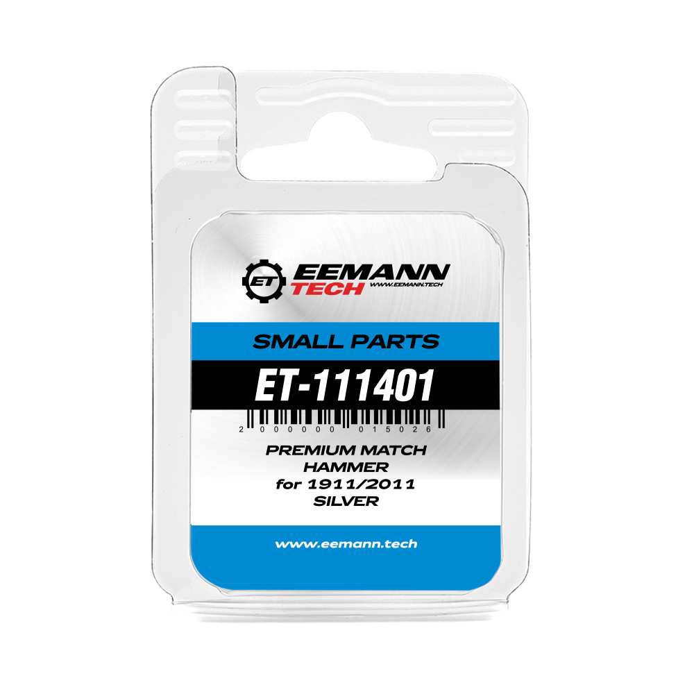 Eemann Tech Premium Match Hammer for 1911/2011 – SILVER