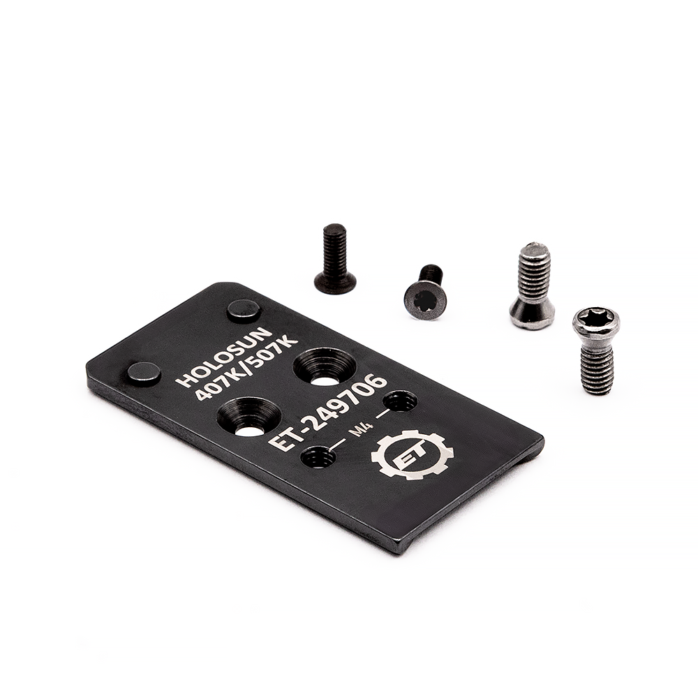 Eemann Tech WALTHER PDP OR Plate Mount for Holosun 407K/507K