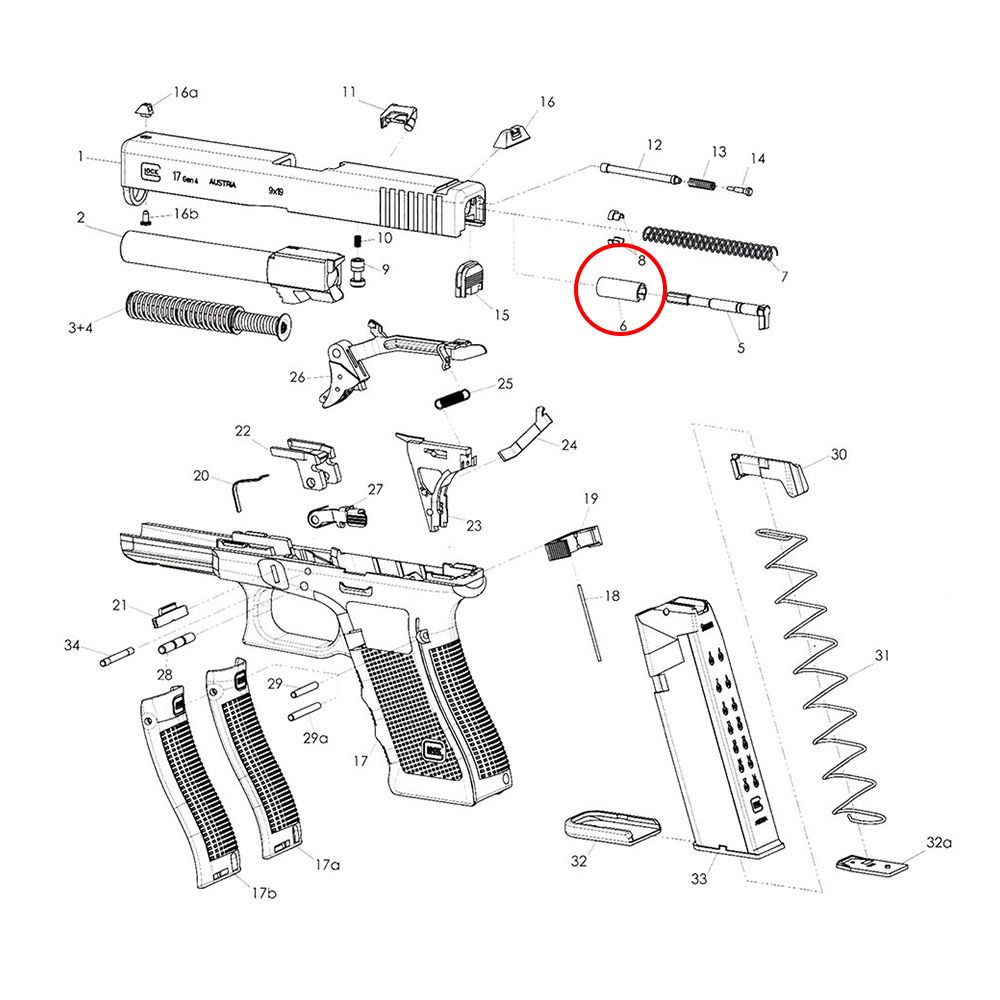 Eemann Tech Channel Liner for GLOCK