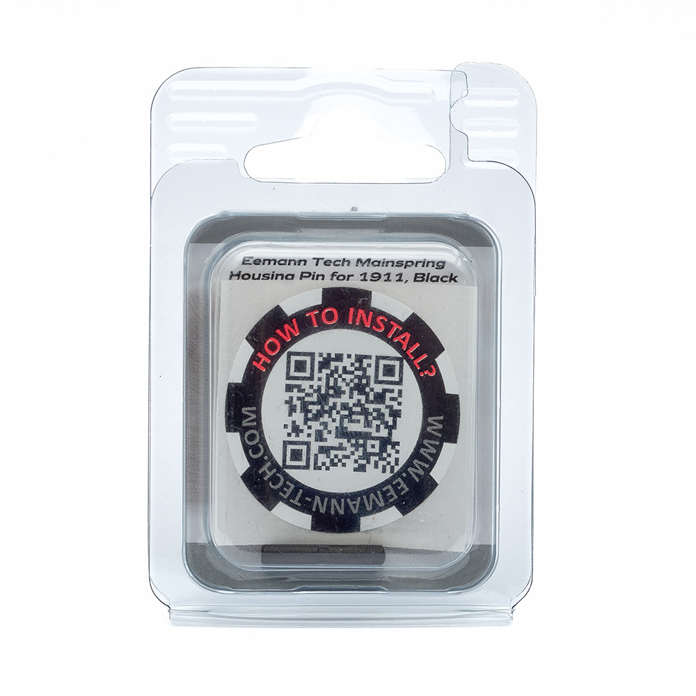 Eemann Tech Mainspring Housing Pin for 1911, Black