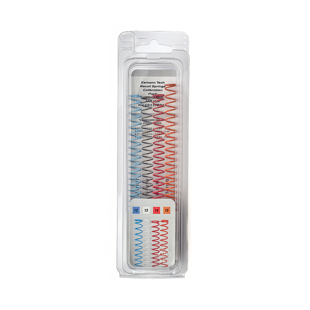 Eemann Tech Recoil Springs Calibration Pack STANDARD MAJOR for 1911/2011