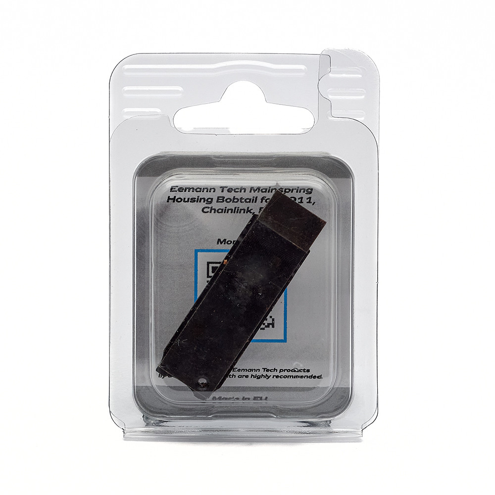 Eemann Tech Mainspring Housing Bobtail for 1911, Chainlink, Flat
