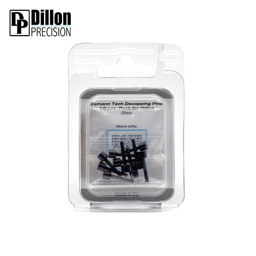 Eemann Tech Decapping Pins 10 pcs. Pack for Dillon Dies