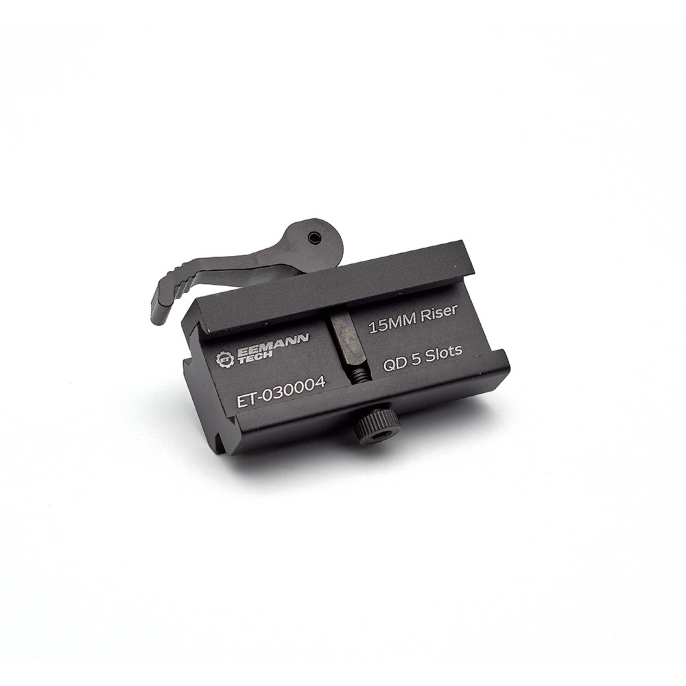 Eemann Tech Riser Adapter 15mm Height 5 Slots Quick Release