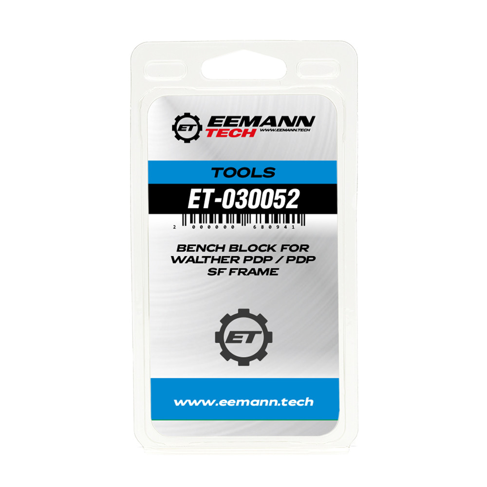 Eemann Tech Bench Block for Walther PDP / PDP SF Frame