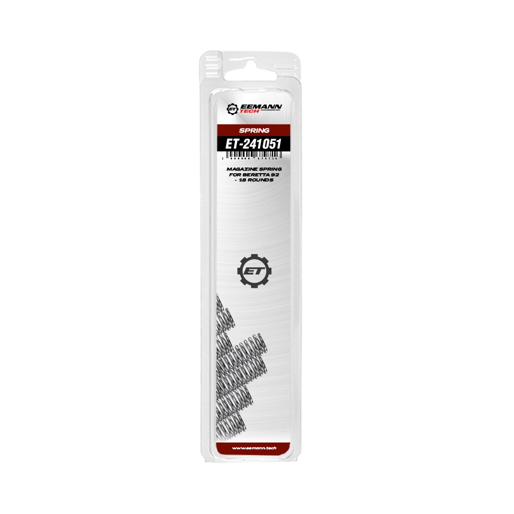 Eemann Tech Magazine Spring for Beretta 92 High Capacity Magazine – 18 Rounds