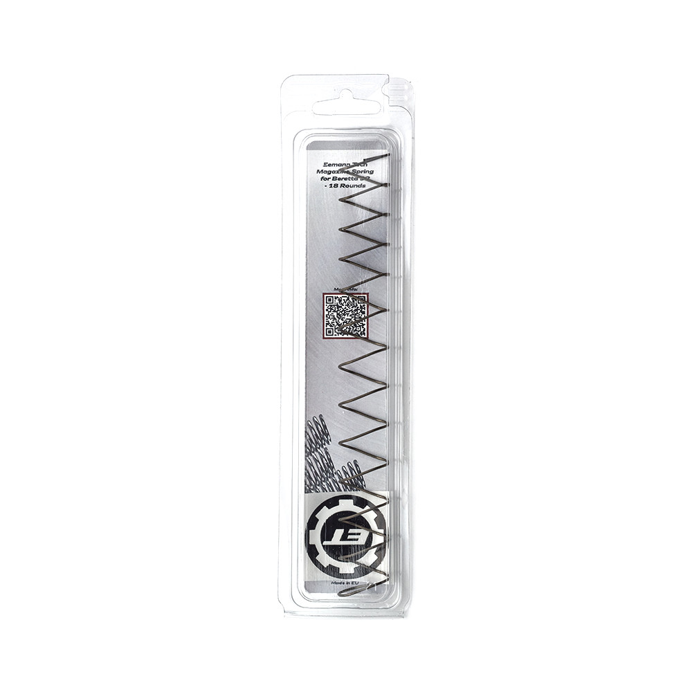 Eemann Tech Magazine Spring for Beretta 92 High Capacity Magazine – 18 Rounds