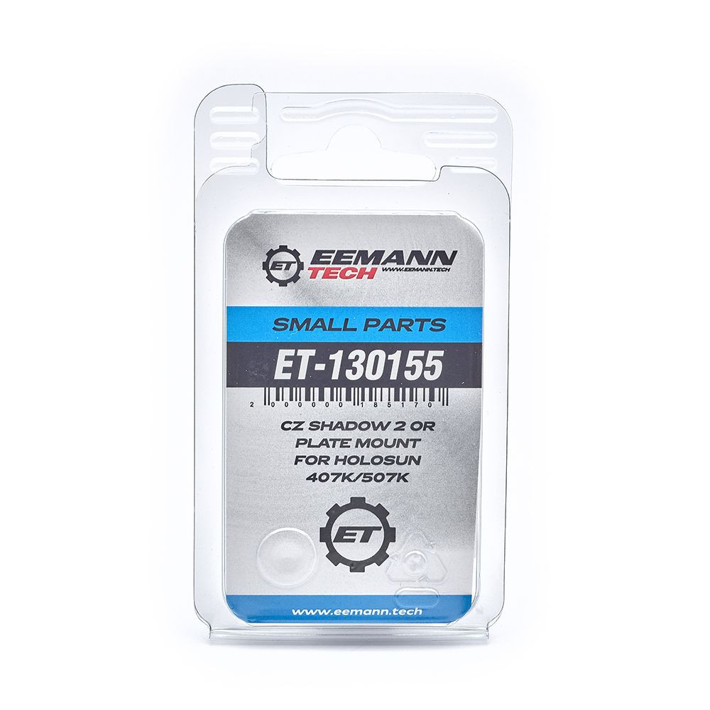 Eemann Tech CZ SHADOW 2 OR Plate Mount for Holosun 407K/507K