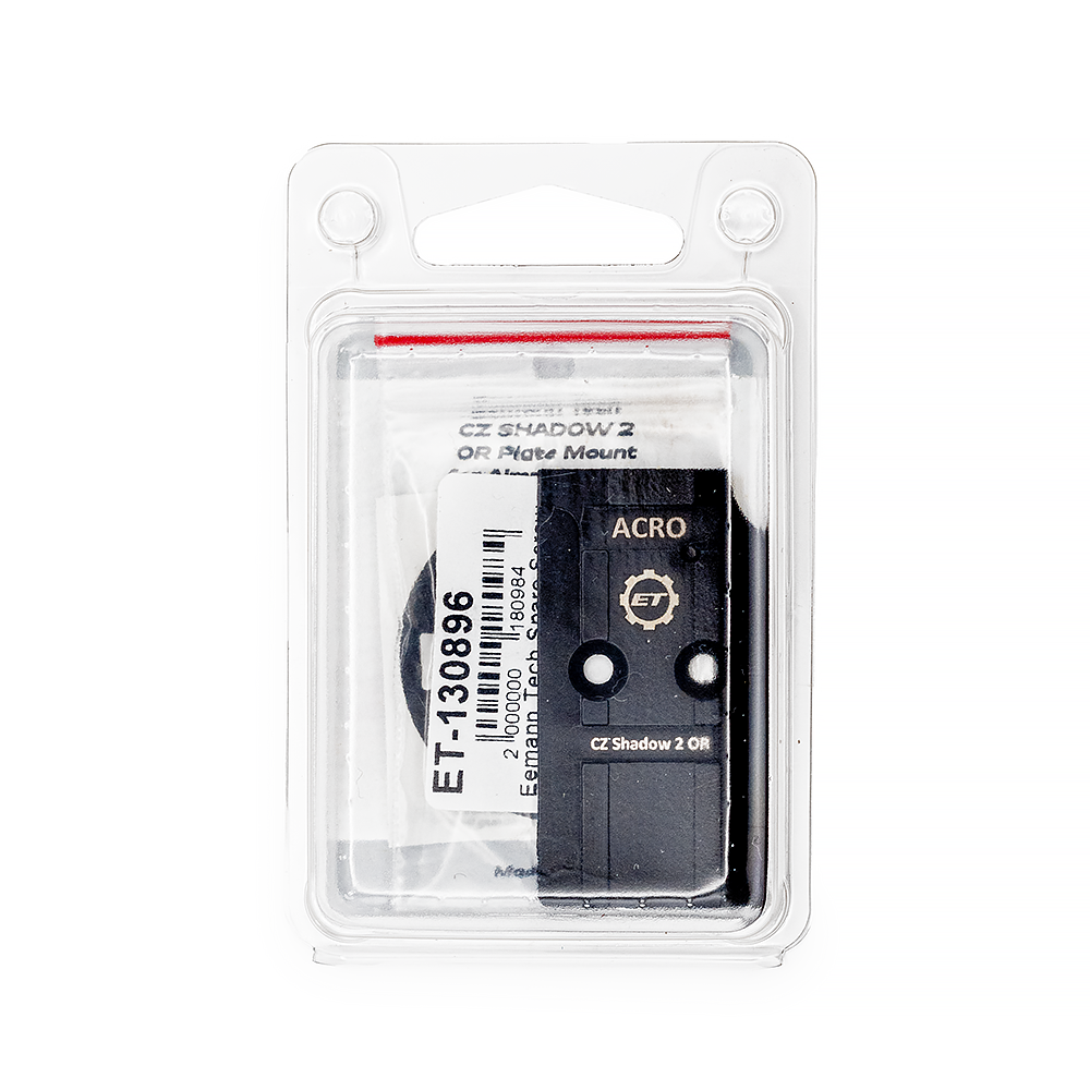 Eemann Tech CZ SHADOW 2 OR Plate Mount for Aimpoint Acro