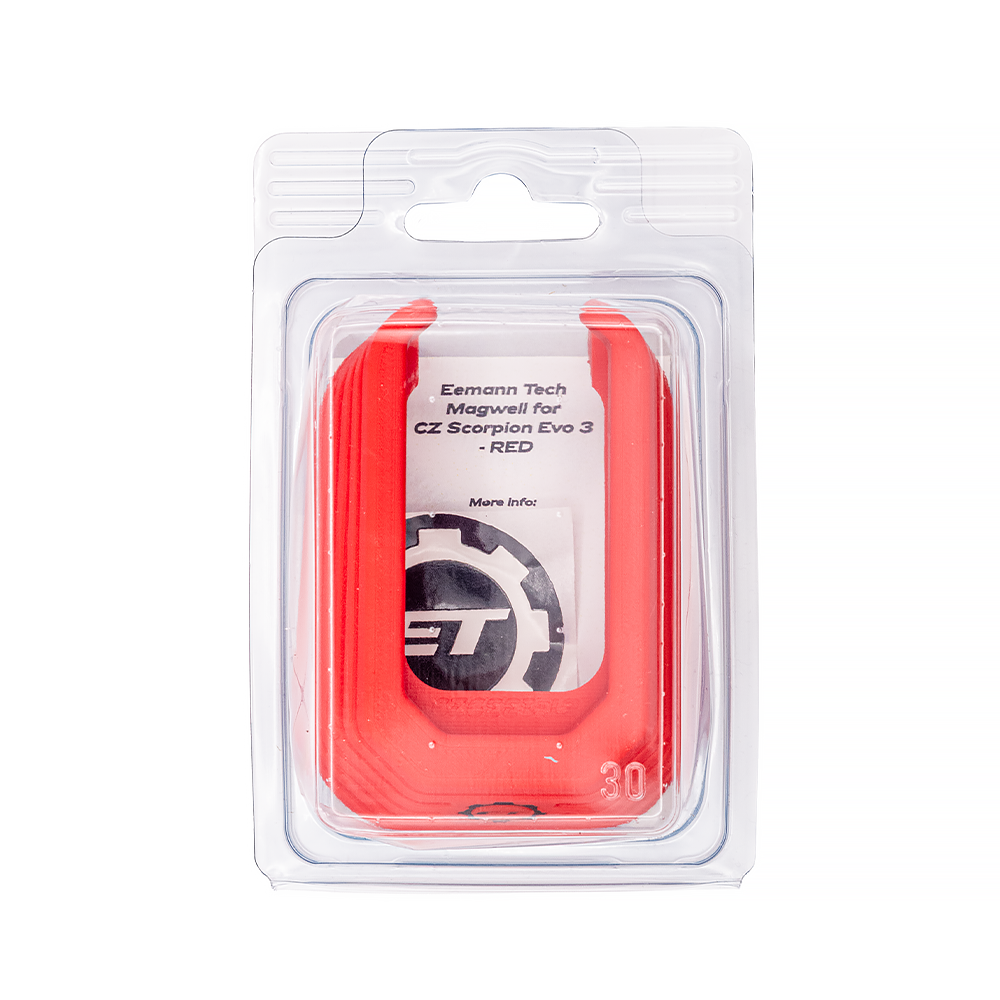 Eemann Tech Magwell for CZ Scorpion Evo 3 – RED