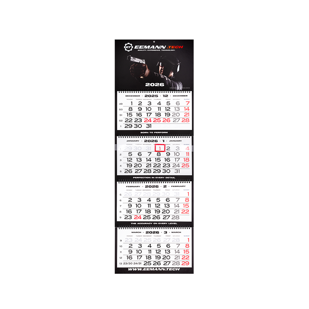 Eemann Tech Calendar 2026