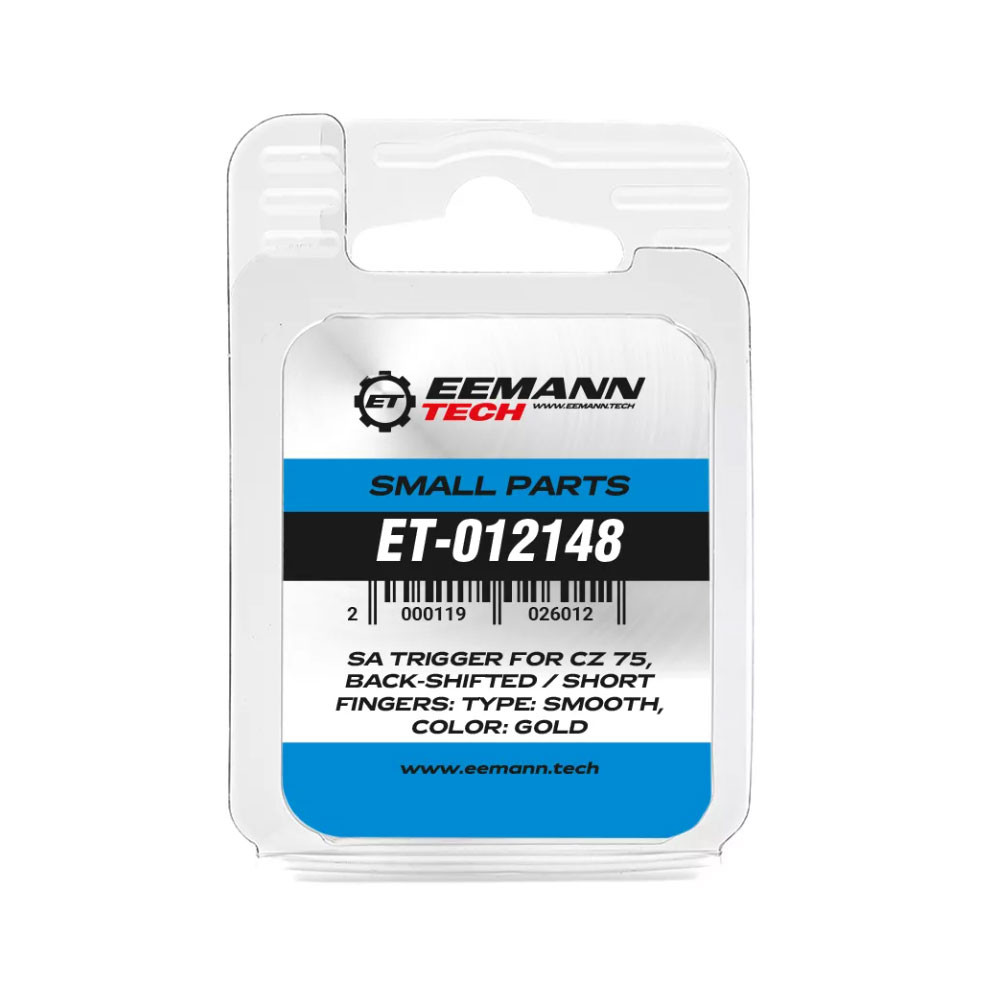 Eemann Tech SA Trigger for CZ 75, Back-Shifted / Short Fingers